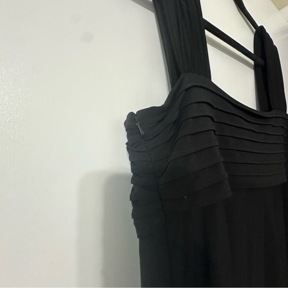 Black Jones New York Double Layer Party Dress Size 14 - Picture 5 of 6